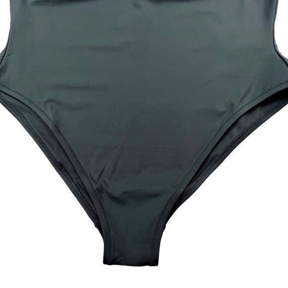 SKIMS Shaping Swim Underwire One Piece Gunmetal Womens 4X - Picture 6 of 12